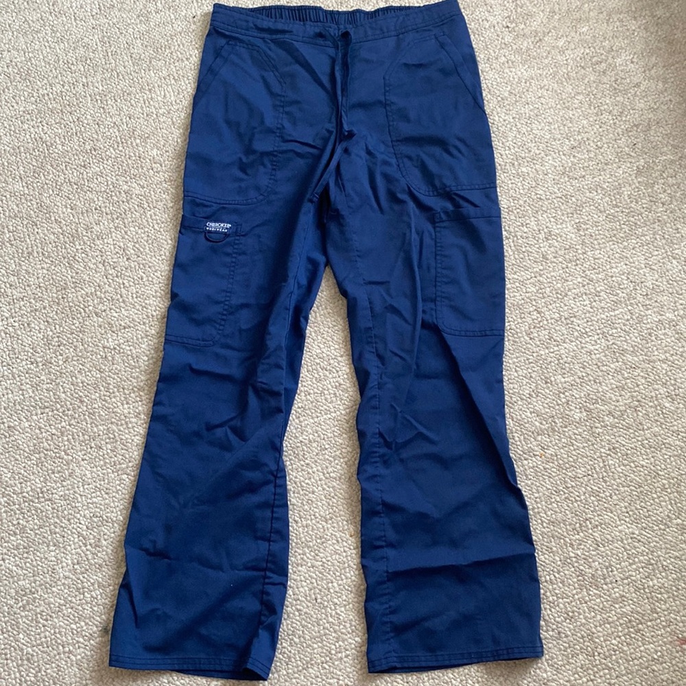 Cherokee Navy Blue Scrub Bottoms